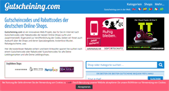 Desktop Screenshot of gutscheining.com